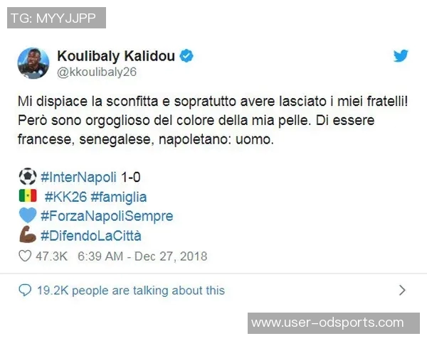 米兰老板自豪宣布获得意大利国籍源于家族深厚的意大利血统